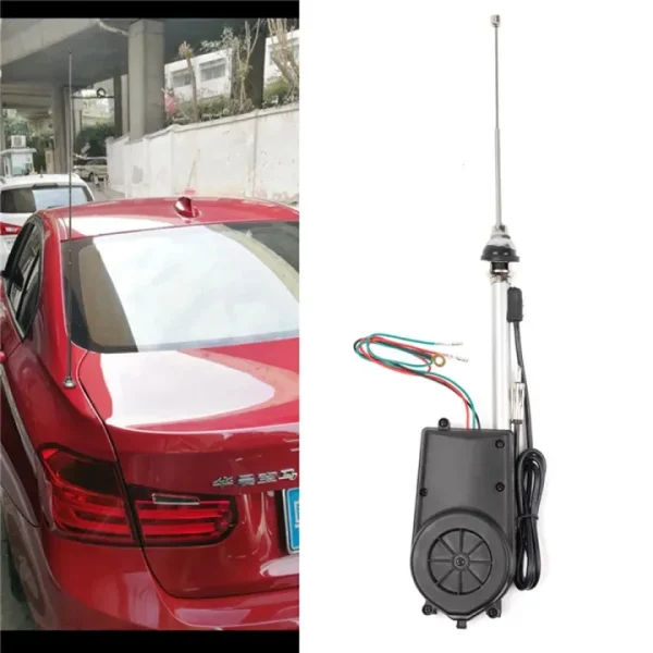 Universal Auto Car Antenna SUV Power Electric Aerial Automatic Antenna Mast AM FM Radio 12V