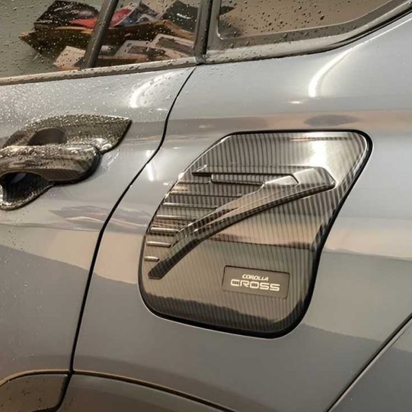 Car Carbon Fiber Fuel Tank Cover For Corolla Cross.