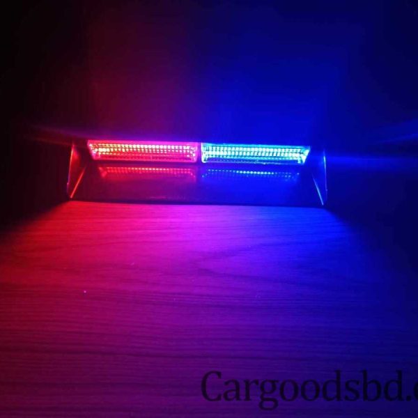 Red Blue led deck dash windshield flash strobe warning lights