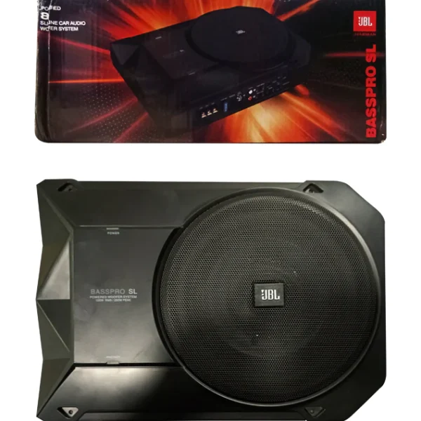 BassPro SL Powered, 8″ (200mm) car audio under seat woofer system for jbl