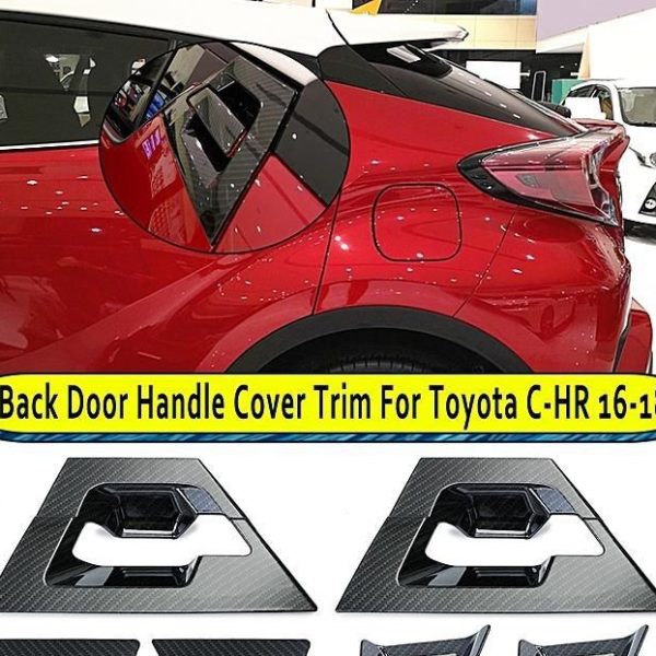 Toyota C-HR CHR 2016 to 2021 Rear Car Side Window Louvers Vent Cover Trim