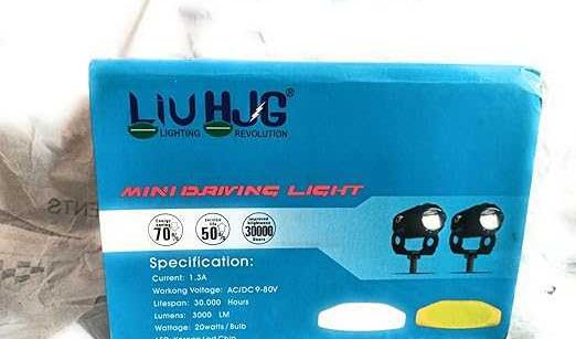 HJG Led Kz30 Fog Light: 2-In-1 White And Yellow Projector Fog Light 2 PCS