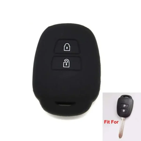 Toyota Silicone Protecting Remote Key Case Cover 2 Buttons