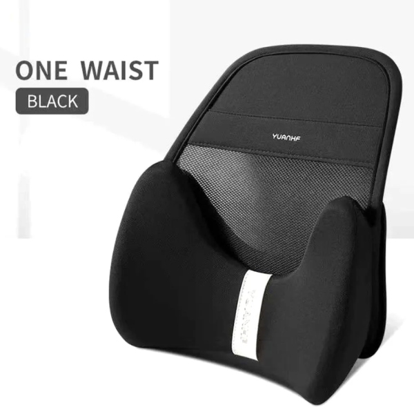 High-Quality Back Support with Net – Comfort and Breathability for Long Drives!”**