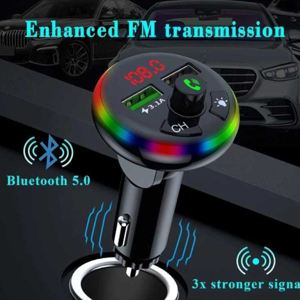Wireless Bluetoothcompatible 5.0 Handfree AUX Car StereosMusic Receiver Adapter