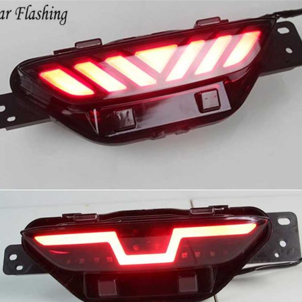 1PCS LED For TOYOTA C-HR CHR 2016 2017 2018 2019 LED driving rear bumper lights brake tail light reverse light warning DRL.