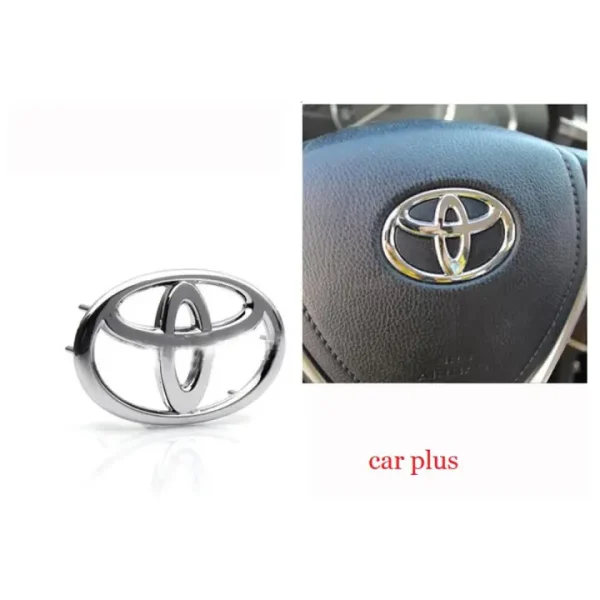 Steering Wheel Bagde Emblem For Toyota Hilux Fortuner 2005-19