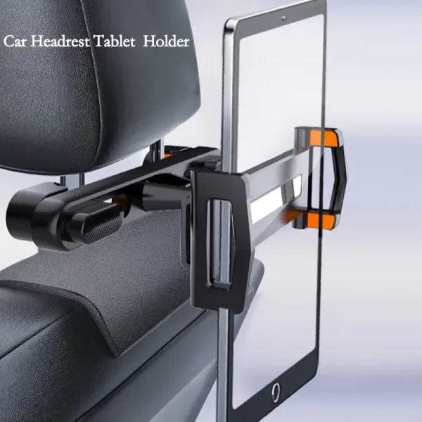 Car Headrest Tablet Mount Holder For Car Back Seat,,Stable IPad Headrest Mount For 5.5-9.4″ Smartphones/iPads/ Switch, Headrest Posts Width 2in-3.9in