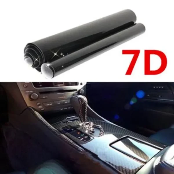 7D Waterproof Carbon Fiber Vinyl Car Wrap Sheet Roll Film Sticker Decal Paper 10 inch