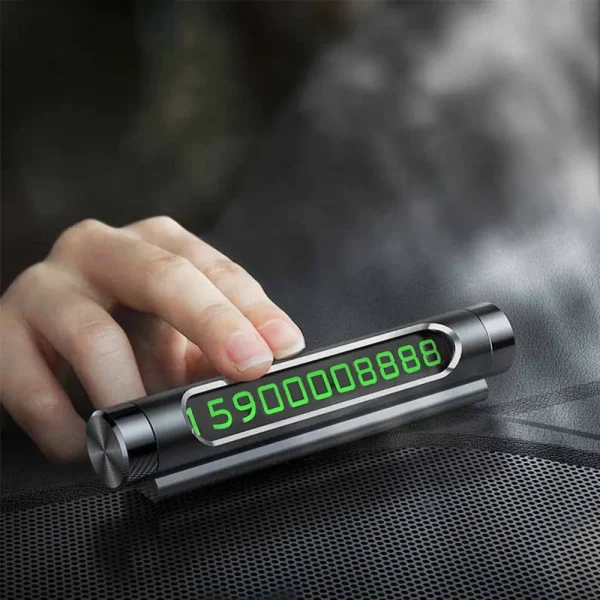 Metal Parking Number Card Phone Holder