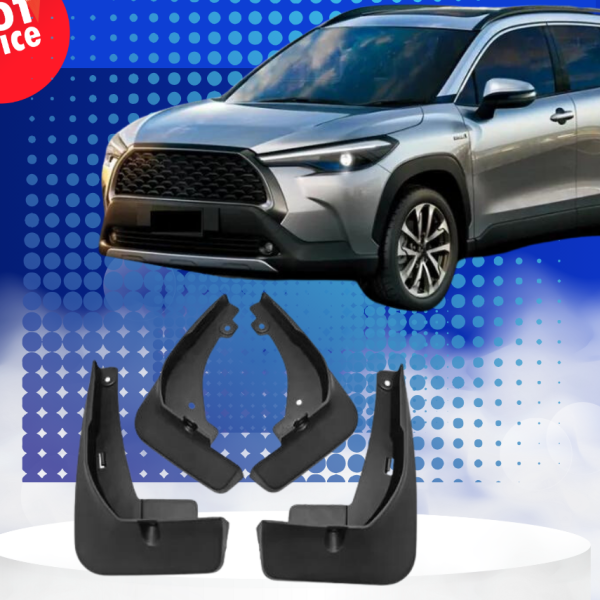 4Pcs Car Mud Flaps Mudguards Splash Guards Fender for Toyota Corolla Cross.